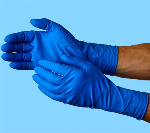 Latex gloves